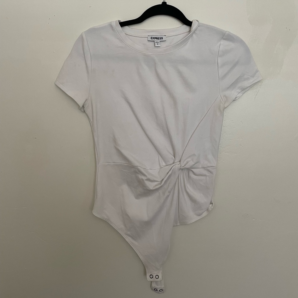 Express Twist Front Thong Bodysuit
